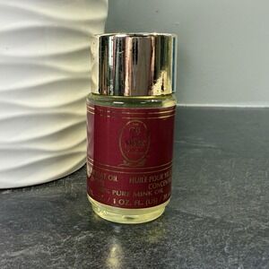 Vintage Rose Marie Oil Of Mink 100% Pure 1 oz Eye & Throat Oil Concentree